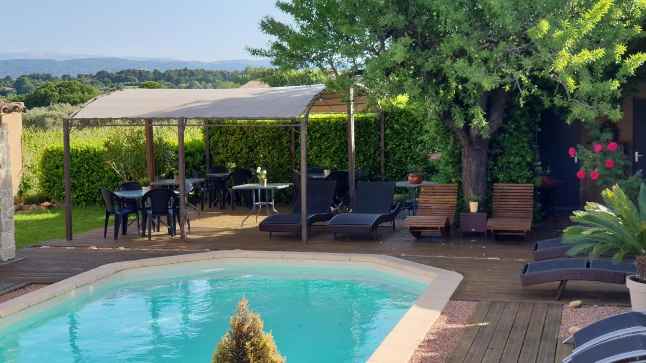 Le Jardin D'Ivana Chambres D'Hotes B&B Avec Piscine Chauffee Oppède Kültér fotó